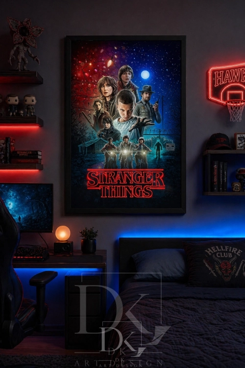 4 Stranger Things S1 allegro plakat salon gamingowy.webp