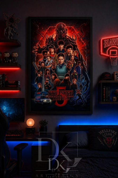 4 Stranger Things S5 allegro plakat salon gamingowy.webp