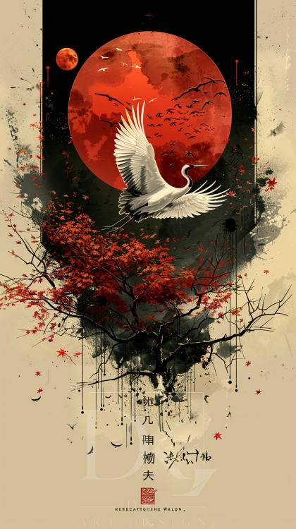 Crimson Moon Crane.webp