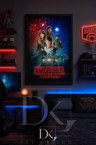 4 Stranger Things S1 allegro plakat salon gamingowy.webp