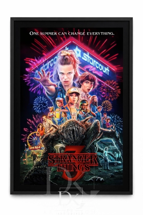 2 Stranger Things S3 allegro plakat w ramce.webp