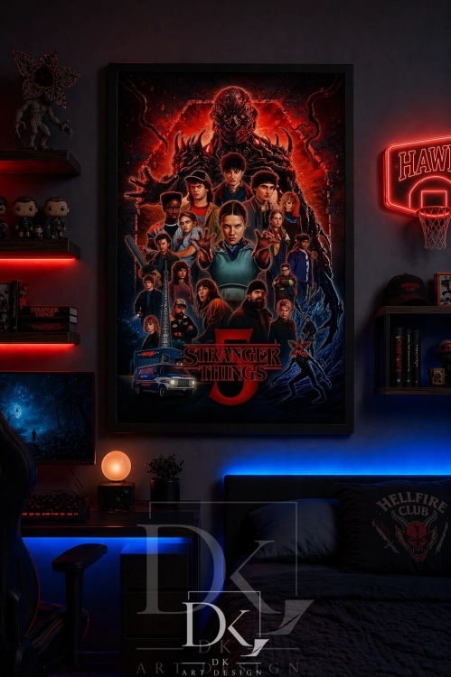4 Stranger Things S5 allegro plakat salon gamingowy.webp